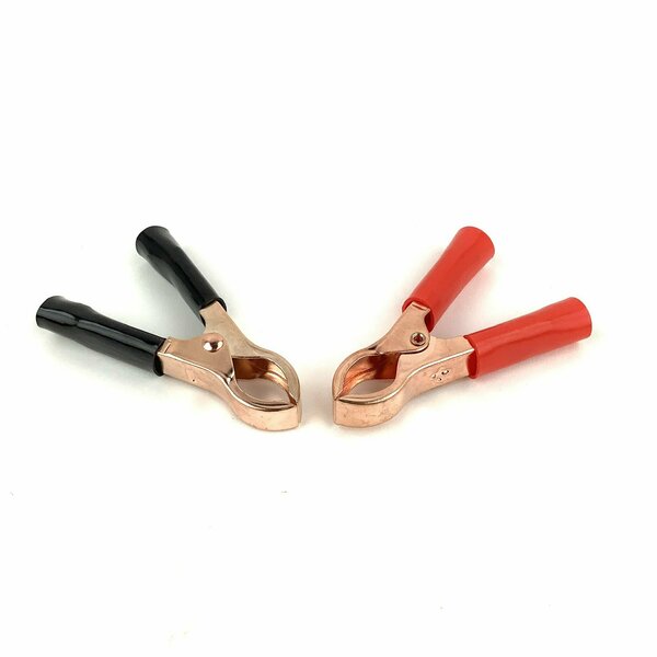 Grote Battery Clamps, 50 Amp, Black/Red, Pair 84-5000